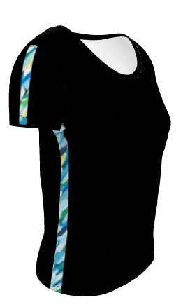 【NEW】RAIN LIGHT_sideline_スクープドネックTシャツ