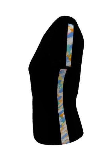 【NEW】SPRING LIGHT_LINE_スクープドネックTシャツ